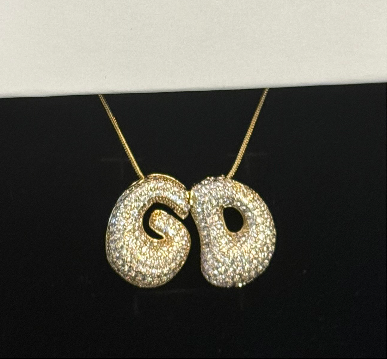 Double Letter Necklace