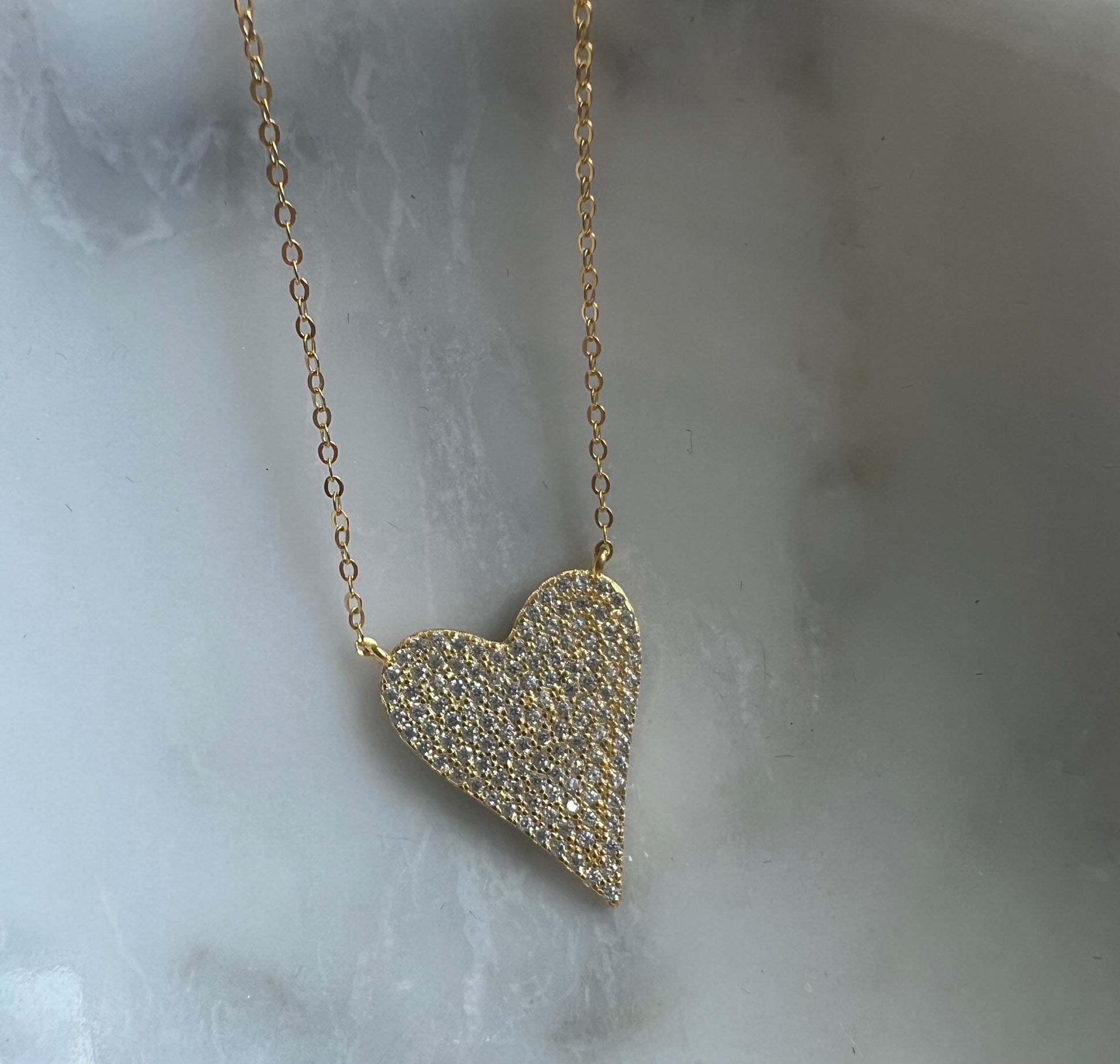 "Ace" Heart Necklace