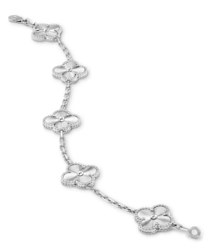 Silver Cleef Bracelet