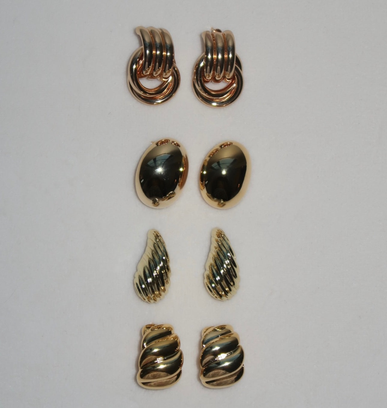 Shiny Dome Earrings