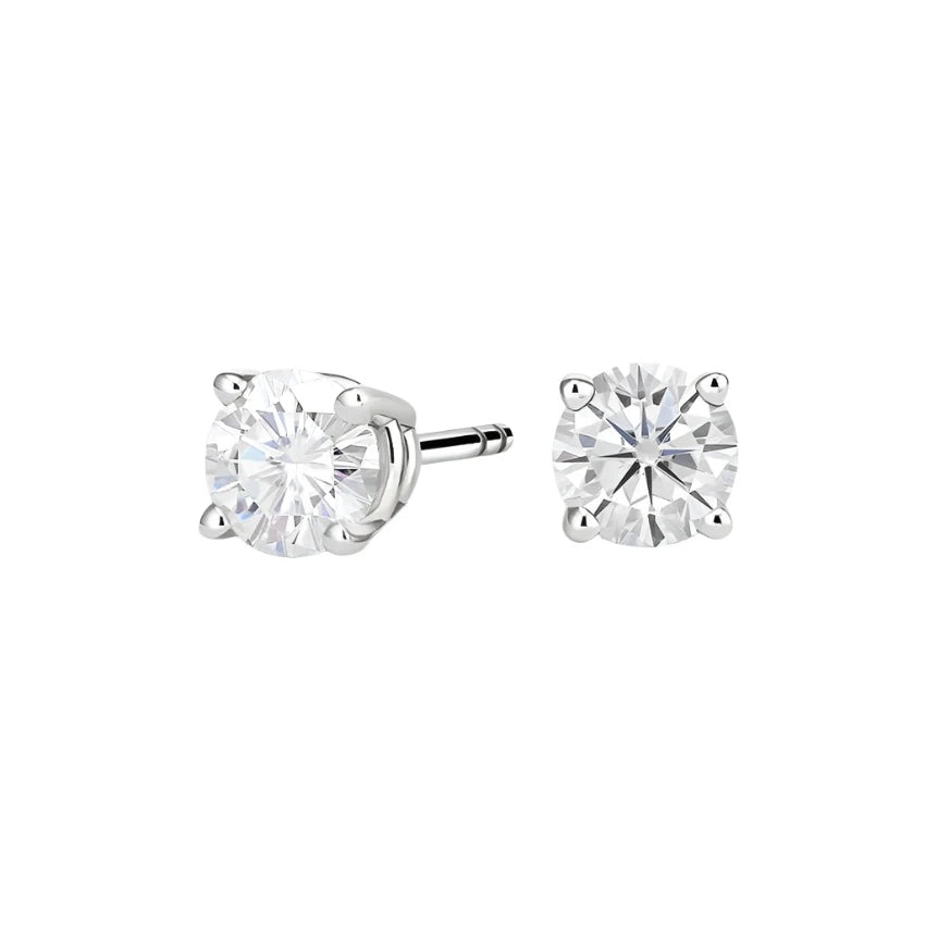 Classic Moissanite Stud Earrings