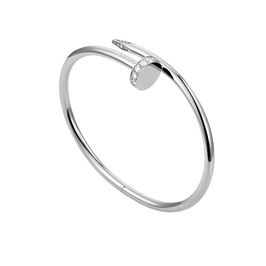 Silver Nail Bracelet