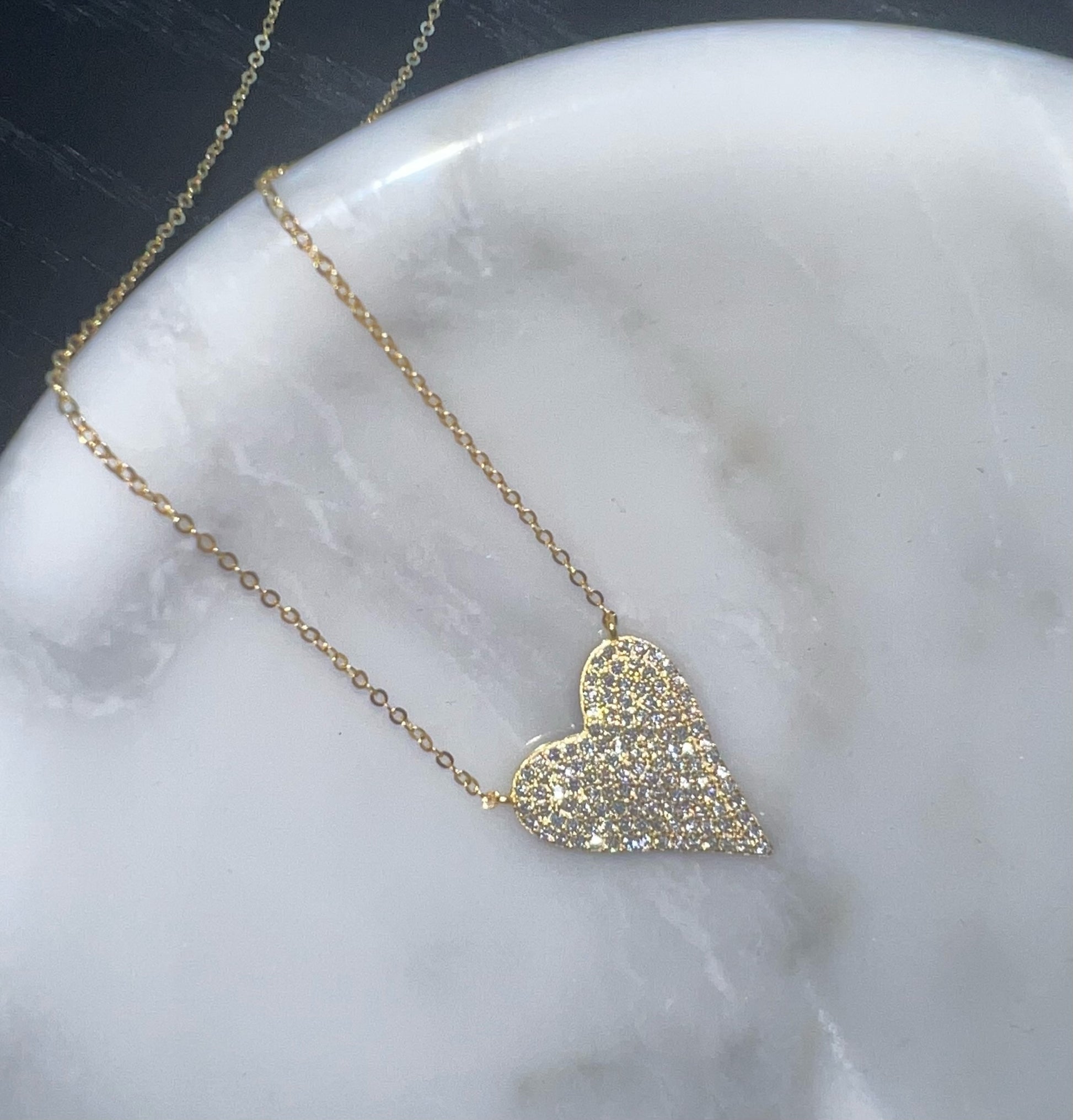 "Ace" Heart Necklace