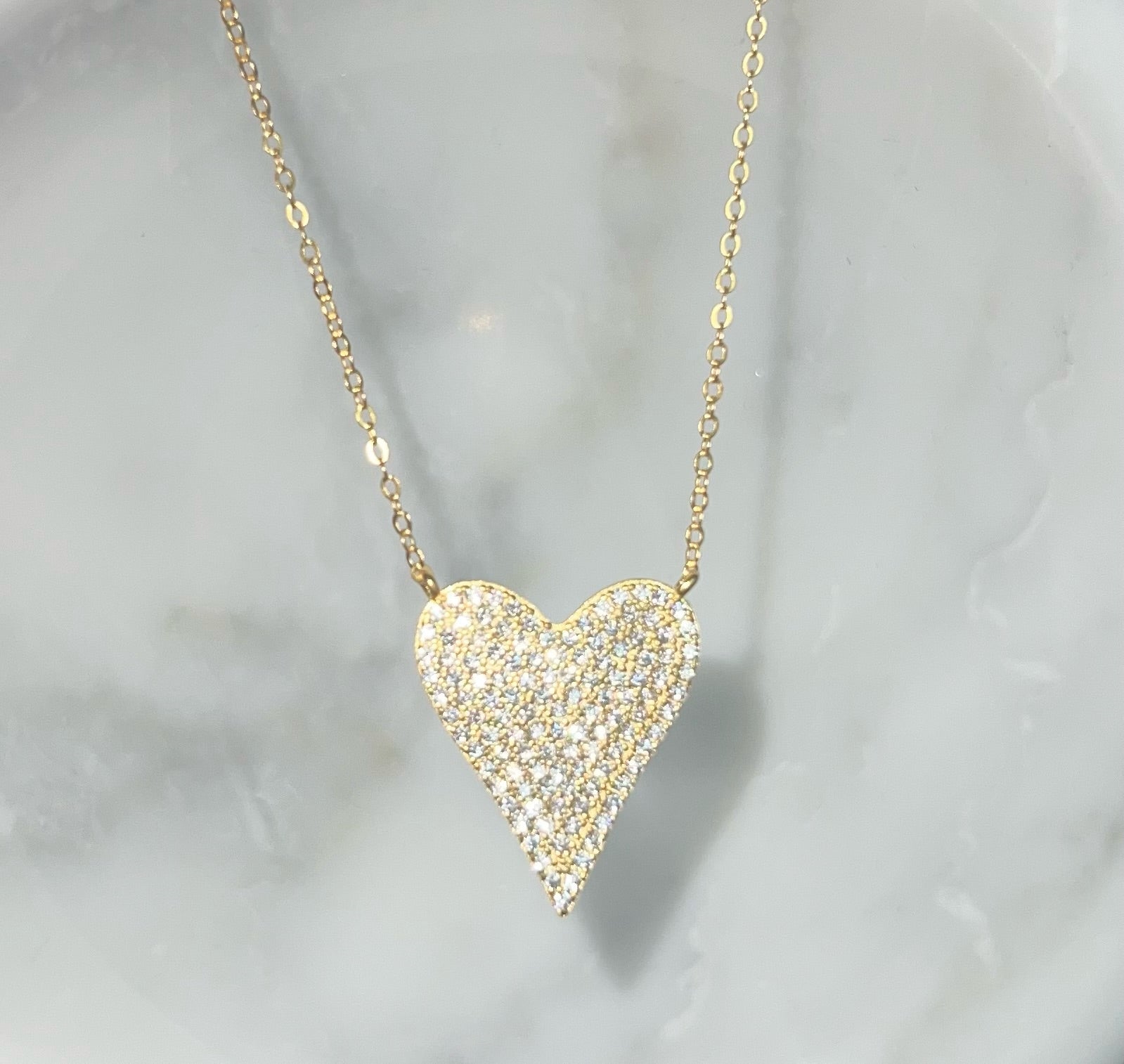 "Ace" Heart Necklace