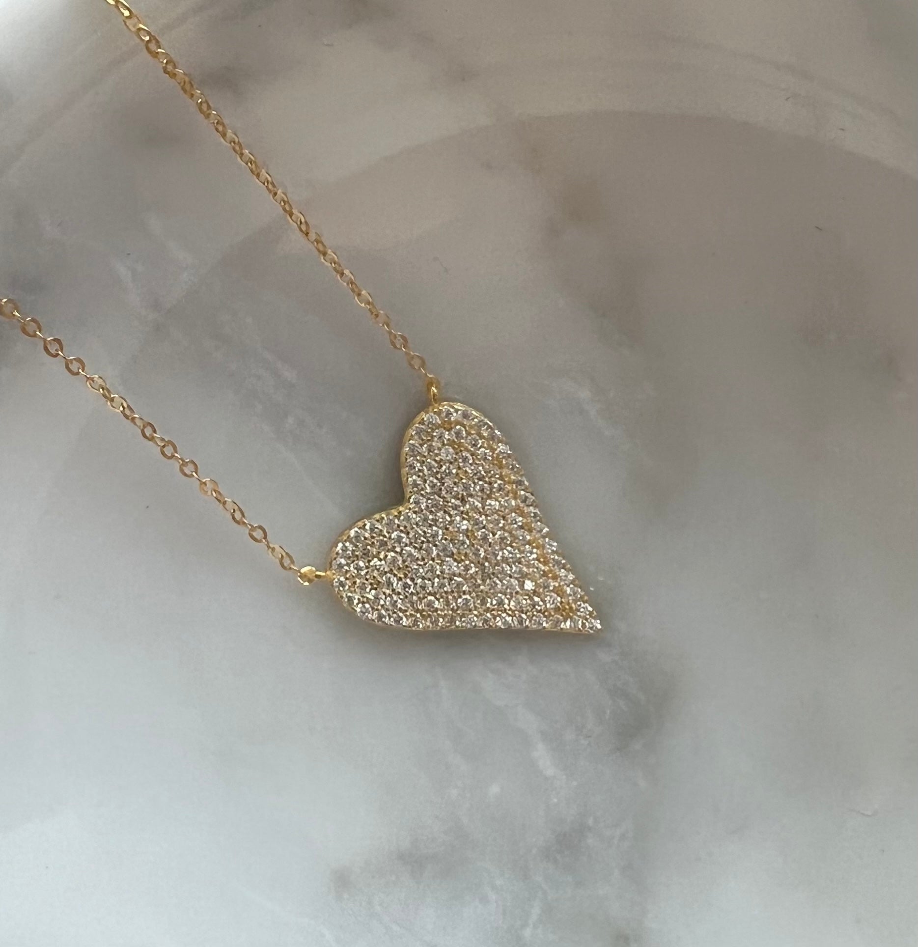 "Ace" Heart Necklace