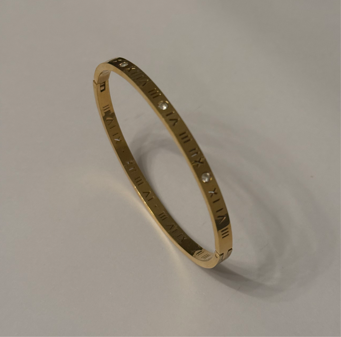 Roman Numerals Bangle