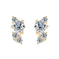 “Dynasty” Dainty Moissanite Stud Earrings