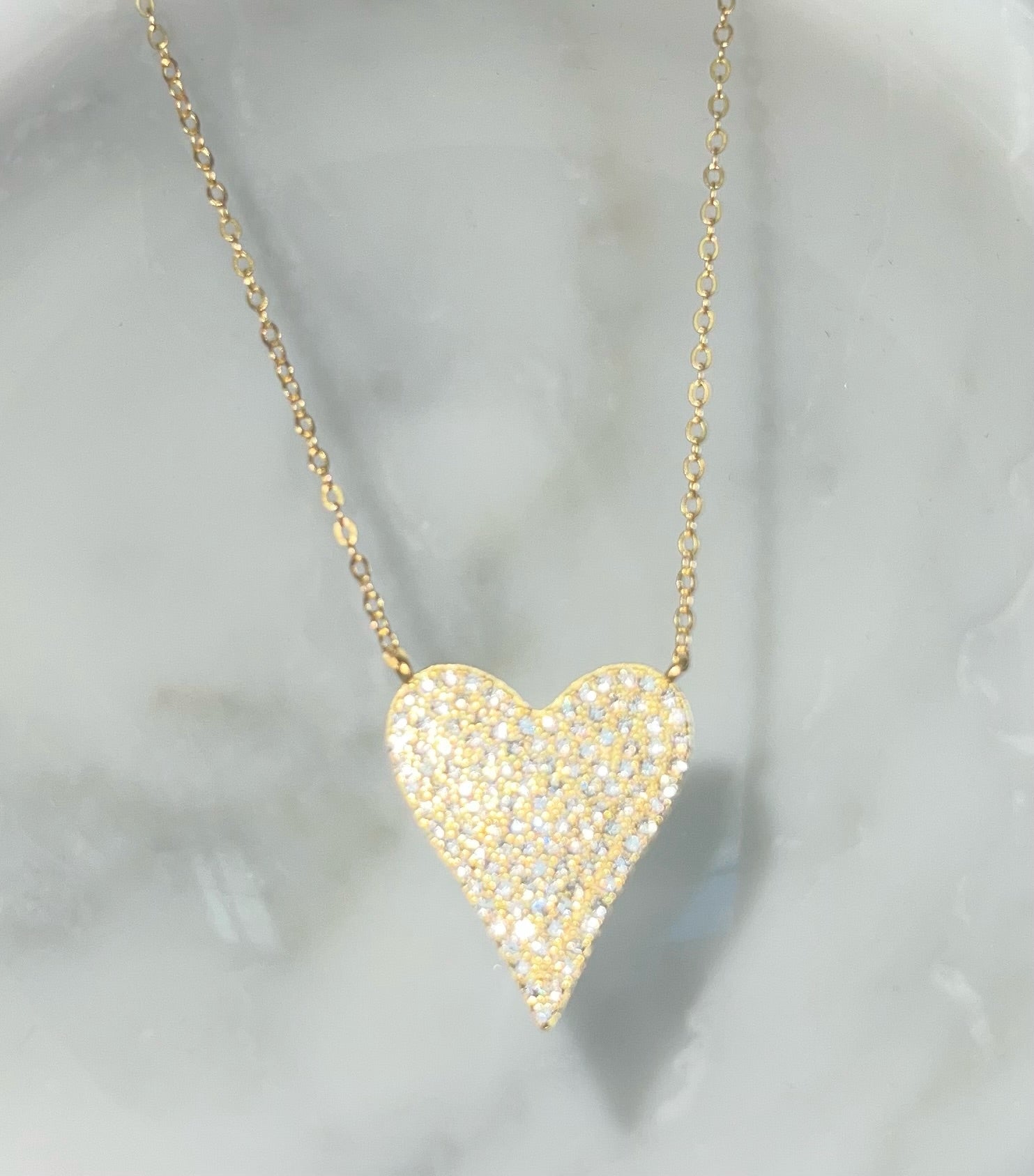 "Ace" Heart Necklace