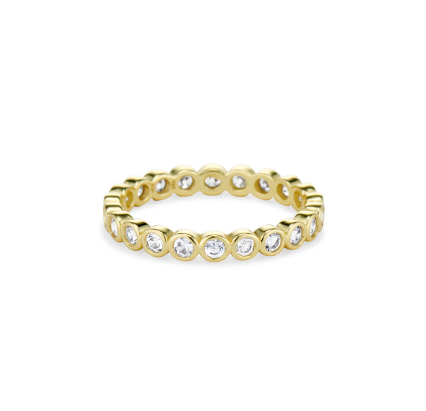 Iced Bezel Ring