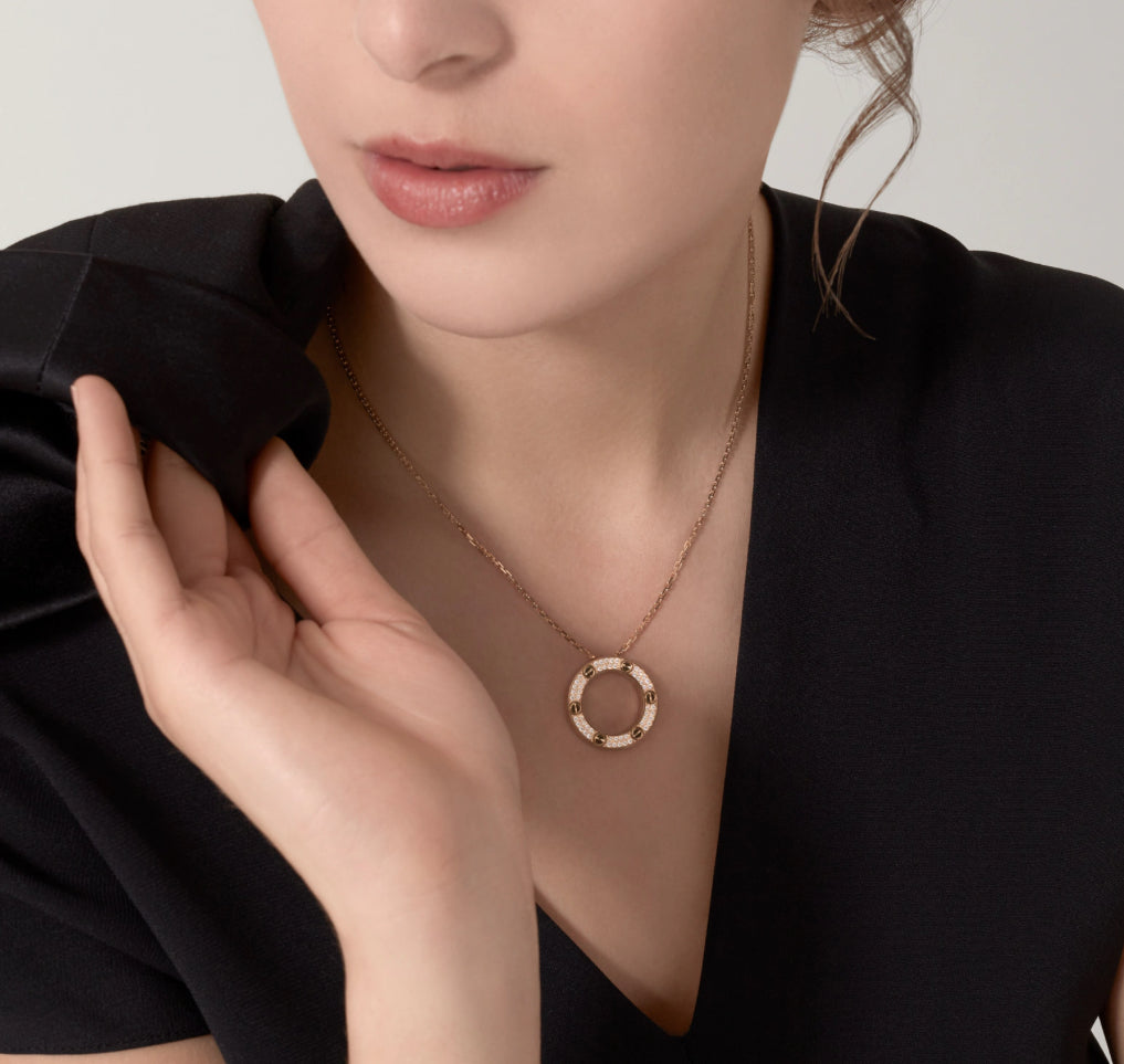 Love Pave Necklace