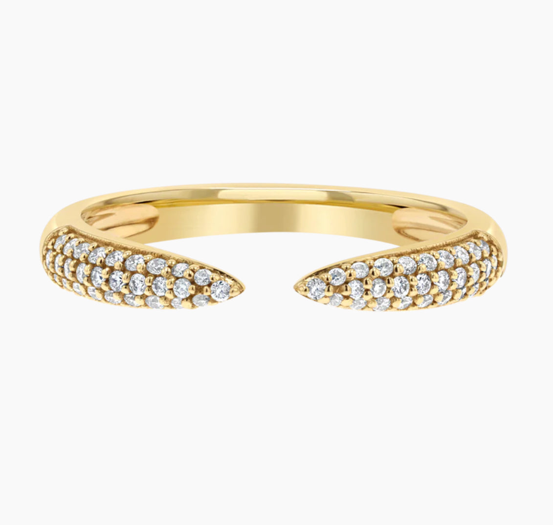 Signature Pave Claw Ring