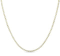 Gold Bezel Set Necklace