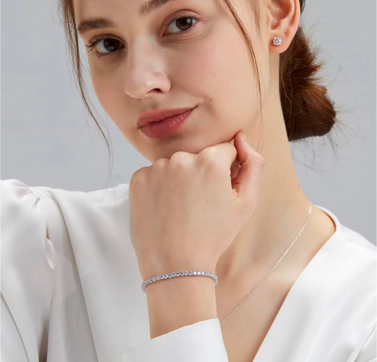 Classic Moissanites Tennis Bracelet