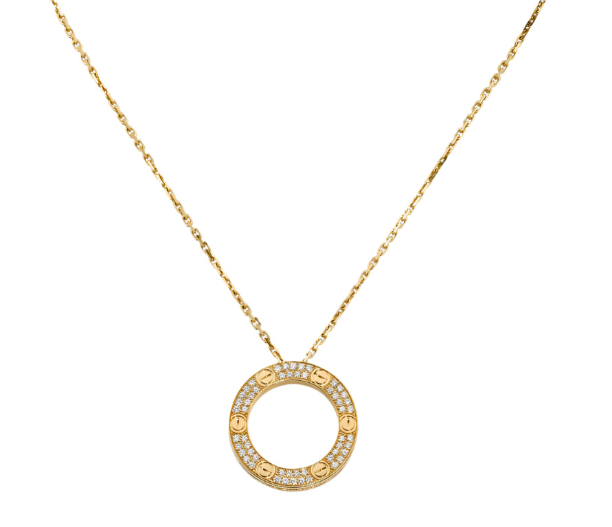 Love Pave Necklace