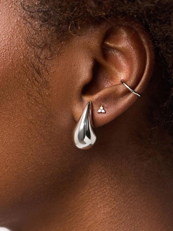 Silver Drop Earrings