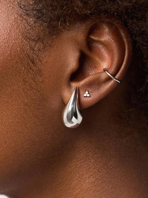 Silver Drop Earrings