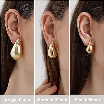 “Kira” Gold Drop Earrings