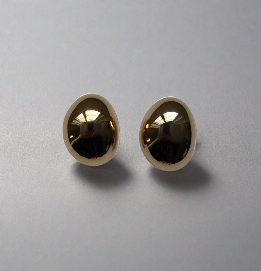 “Sam” Shiny Dome Earrings
