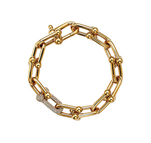 Tiff Gold Link Bracelet