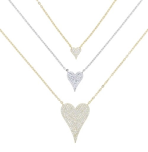 "Ace" Heart Necklace