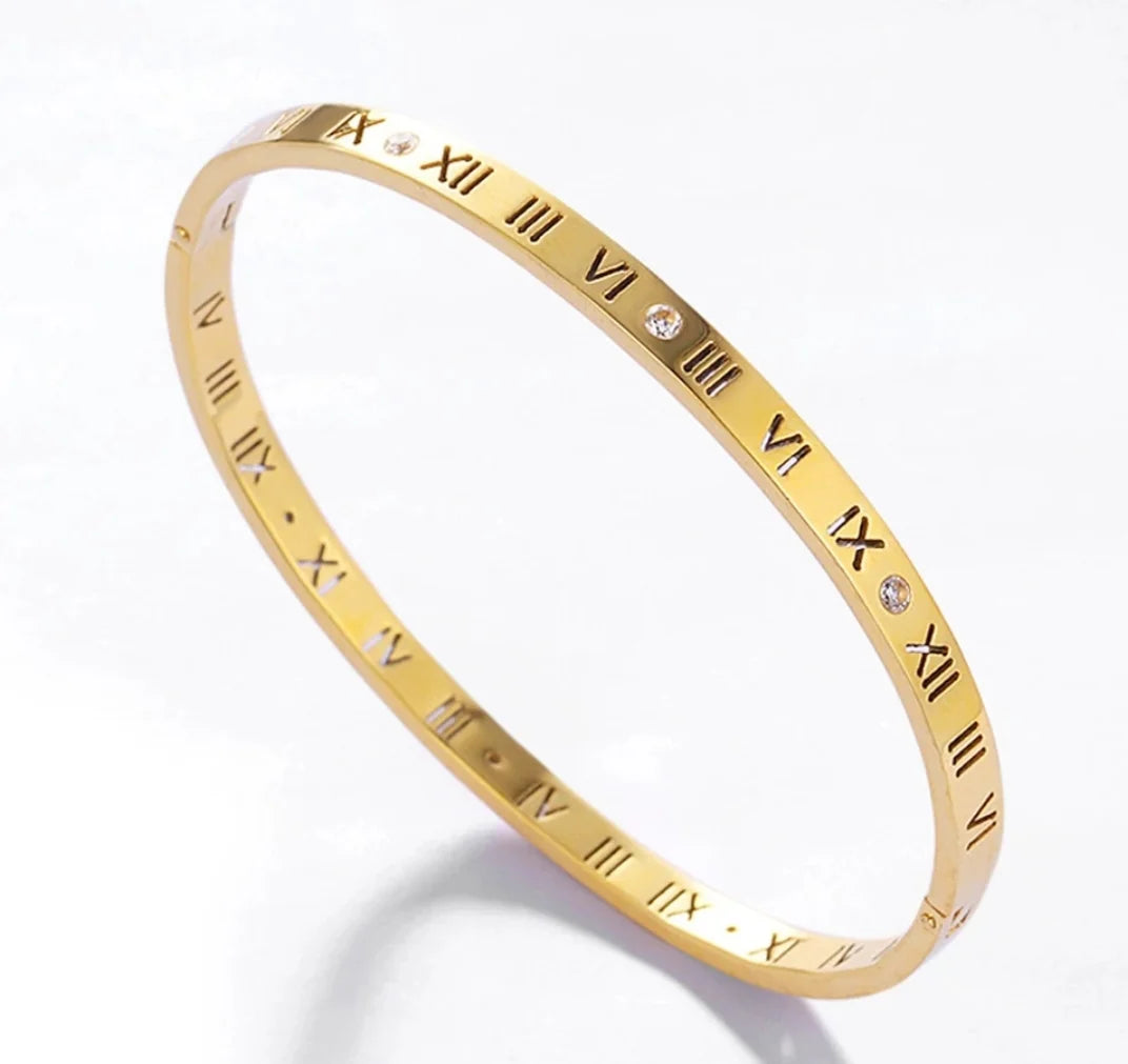 Roman Numerals Bangle