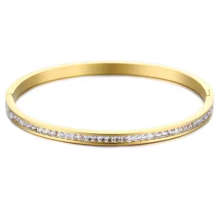 Tiff Crystal Bangle