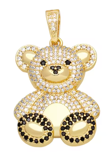 Classic Teddy Iced Necklace